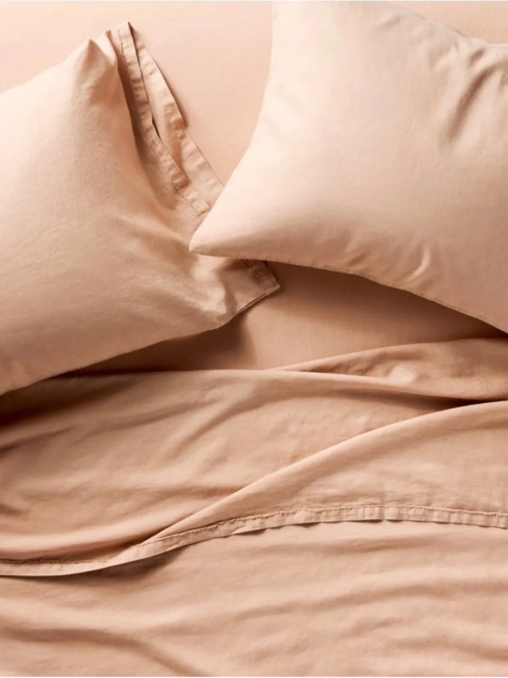 Full 100% Linen Sheet Set Light Adobe Clay - Casaluna™